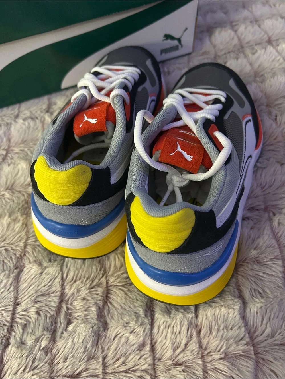 PUMA Kids Rs Metric Lace Up Sneakers  size 4.5 new